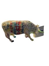 Cow Parade UDDERLY GROOVY LADY BELLE BENNETT 2000 No 9170 NEW IN THE BOX picture