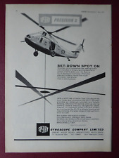 6/1962 PUB SPERRY GYROSCOPE CL11 GYROSYN COMPASS ROYAL NAVY ASW ORIGINAL AD picture