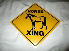 **HORSE CROSSING XING SIGN #010 SALE - NEW** picture
