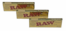 Three Packs RAW ETHEREAL 1 1/4” Rolling Papers **Free Shipping** picture
