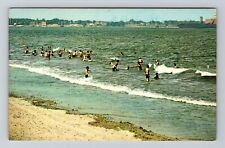 Dunkirk NY-New York, Dunkirk Harbor, Wright Park Beach, c1973 Vintage Postcard picture