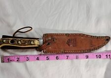 Vintage Puma 6393 Skinner Fixed Blade Knife Made In Germany w/Sheath picture
