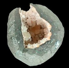 386g Natural Heulandites In Geode Mineral Specimen - India picture