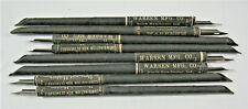Vintage 1890 Warren Mfg 1ct Rolled Paper Quill Pen Manchester In Old Store Stock picture