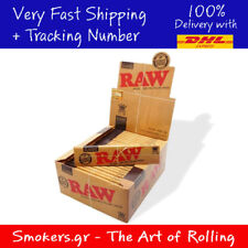50x Raw Classic Natural Unrefined King Size Slim Rolling Papers picture