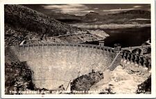 Real Photo Postcard The Roosevelt Dam Power House Seen from Apache Trail Arizona picture