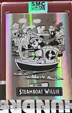 Saturday Morning Cards SMC 2024 Steamboat Willie Base Silver 🔥🔥RARE Sold Out. picture