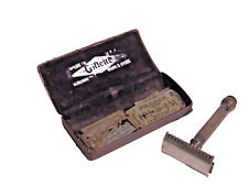 Vintage Gillette Probak Safety Razor W/ Gillette Case and Blades picture