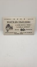 Sealed Vintage Carlo Effect Mental Trick picture