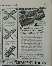 1925 Crescent Tool Company wrenches plier say Merry Christmas vintage ad picture