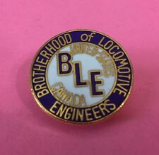 Railroad Hat-Lapel Pin/Tac - BLE Brotherhood Railway Engineers  #1128  - NEW picture
