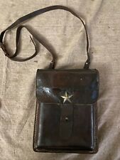 Rare ww2 Chinese Japanese Army officer leather bag  picture