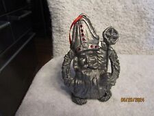Michael Ricker Pewter Christmas Ornament with Stand 1993 SIGNED 1559/2500 picture