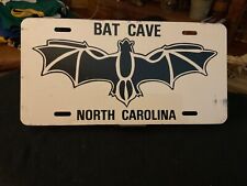 Metal / Tin Booster License Plate Bat Cave NC North Carolina picture