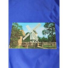 Robertsons Windmill Postcard Williamsburg Virginia Chrome Divided picture