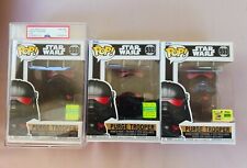 Three Funko Pops Purge Trooper #533 SDCC 2022 Summer Convention PSA Graded 8.5 picture