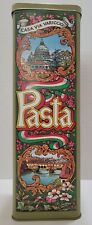 Vintage Casa Via Variccio Napoli Bologna Turino Pasta Tin Made In England 12” picture