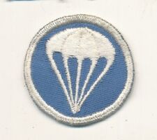 Airborne Infantry cap patch real early WWII make twill medium blue paratrooper picture