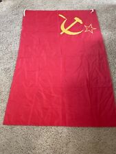 Large Vintage Original 1980's USSR Flag picture