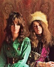 Famous Singers GRACE SLICK and JANIS JOPLIN Glossy 8x10 Photo Music Print Poster picture