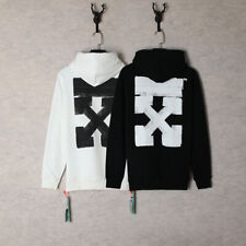 Men women off Stereo Arrow white Hooded Sweatshirt Pullover Tops picture