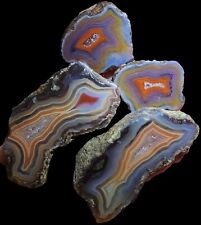 🍬  2 Polished Malawi Agate Pairs Lot 1 🍬  picture