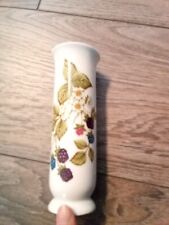 Takahashi  San Francisco Cylinder Bud Vase Blackberry Berry Porcelain Ivory picture