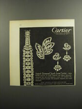 1953 Cartier Jewelry Ad - Superb diamond jewels from Cartier picture