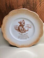 RARE~c1908~TEDDY BEAR PLATE~Advertising~A. HAMBURGER FURNISHINGS~Pittsburgh Pa. picture