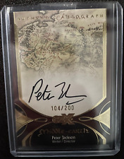 2022 Cryptozoic CZX Middle Earth Autograph PJ Peter Jackson Director #104/200 picture