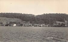 Real Photo Postcard View of Homes on Lake Cuba, New York~127099 picture