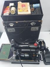 Vintage 1951 Singer Featherweight Portable Electric Sewing Machine 221-1 w/Case+ picture