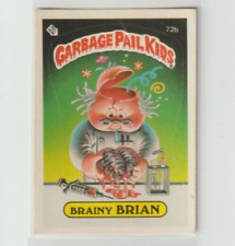 Brainy Brian - 1986 Topps Garbage Pail Kids 72b picture