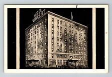 Benton Harbor MI-Michigan, Hotel Vincent, Outside Scenic View, Vintage Postcard picture