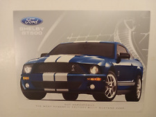 2007 Ford Shelby GT 500 spec sheet picture