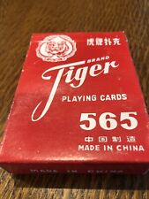 Tiger Brand 565 Playing Cards Red Box Sealed picture