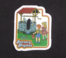 My Favorite Nursery Rhymes Retro Horror Sticker 2