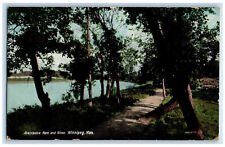 1909 Assiniboine Park River Winnipeg Manitoba Canada Antique Postcard picture