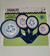 Peanuts Snoopy Collasible Measuring Cups Set Of 4 New picture