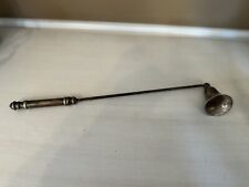 Vintage Brass Bell Hinged Candle Snuffer 16