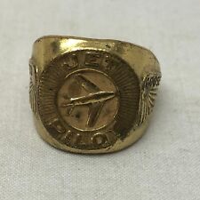 Vintage Airline Pilot Kid's Ring Metal picture