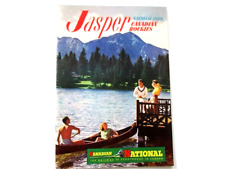 1949 Jasper National Park Canadian Rockies Souvenir Book and Stickers - Alberta picture