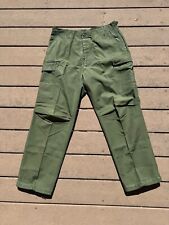 Vietnam Era US Army Military Jungle Trousers Pants POPLIN picture