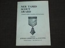 VINTAGE BSA BOY SCOUTS NER TAMID SCOUT AWARD JEWISH SCOUTING BOOKLET picture