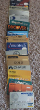 18 DIFFERENT VINTAGE CHARGE CARDS  USED - VOID - EXPIRED FOR COLLECTION ONLY picture