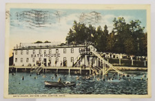 1918 Bath House, Meyers Lake, Canton Ohio Postcard picture