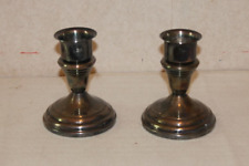 Vintage FB Rogers Weighted Candlestick Holder - Set of 2 picture