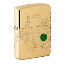 zippo Fleu7-de-lis special edition lighter gold plated armor Luxury edition picture