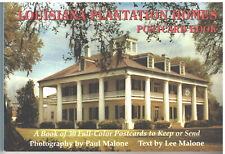 Louisiana Plantation Homes - Postcard Book - 30 Full-Color Postcard Booklet picture