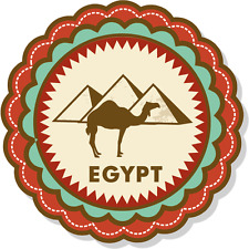 Egypt Cairo World City Pyramid Travel Car Bumper Sticker Decal 5